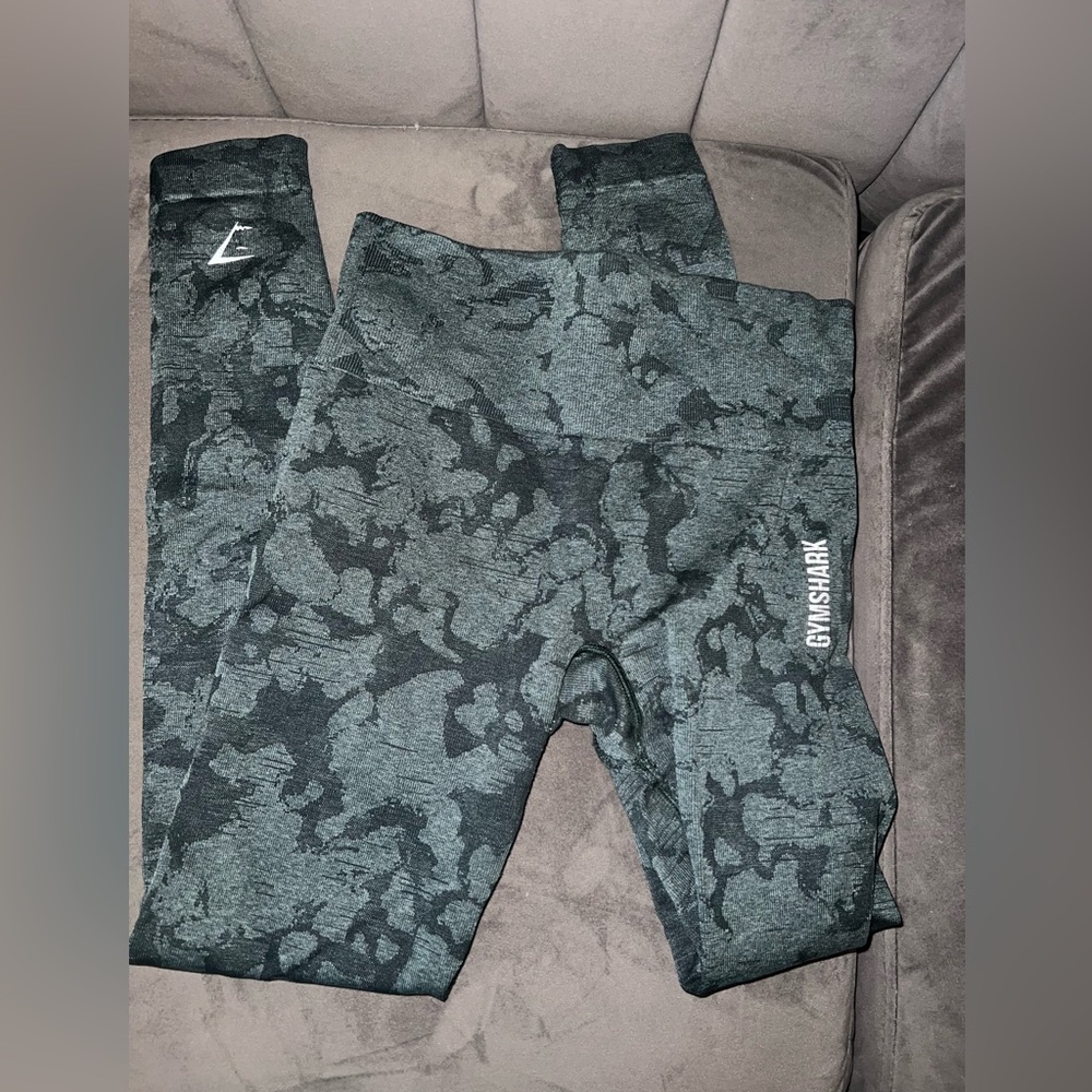 Gymshark green camo leggings